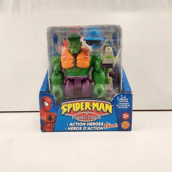 ToyBiz Spiderman & Friends HULK Action Figure Heroes Grand Toys 2003 NIB 70240 - Picture 2 of 10